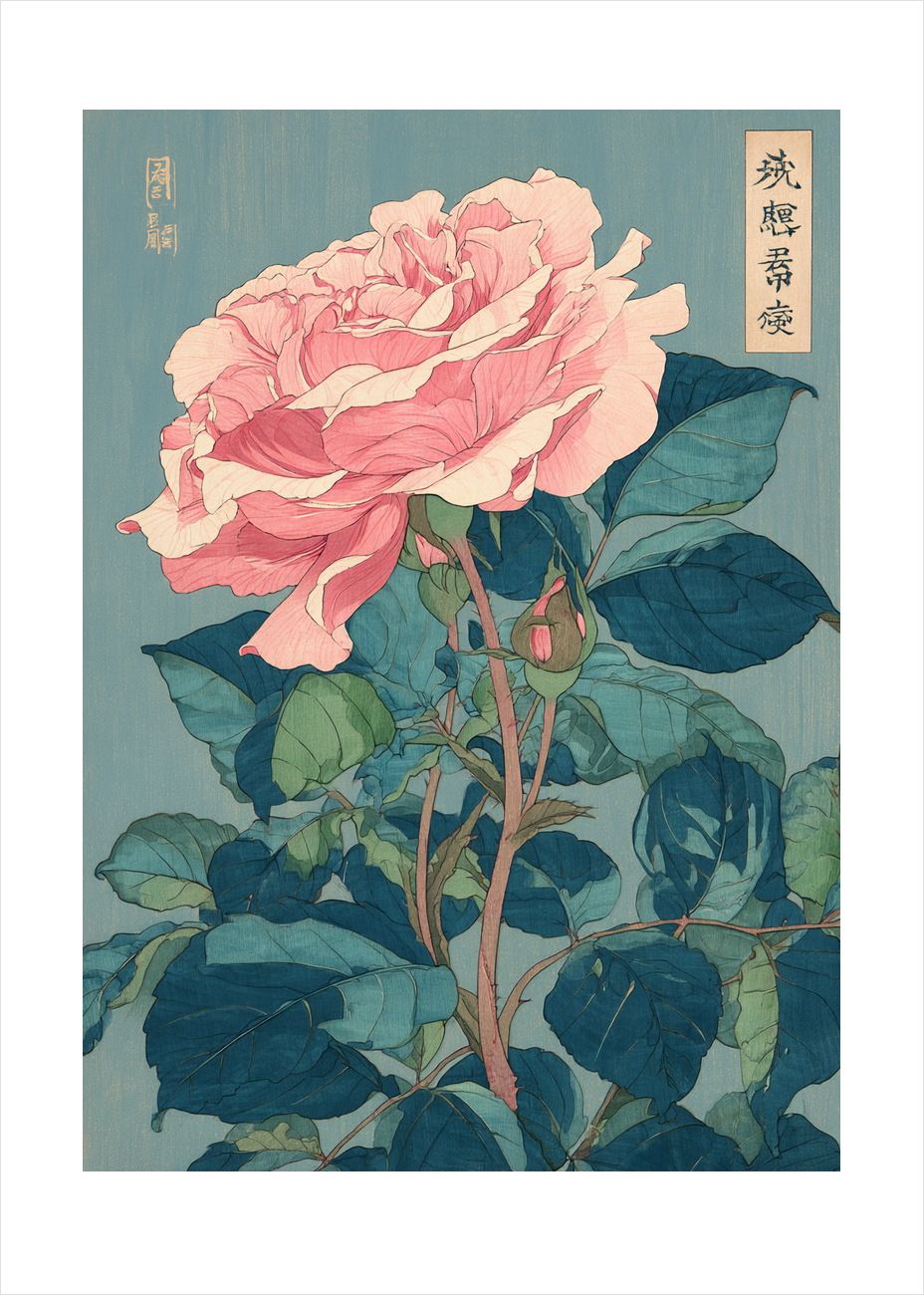 Duft af blød silke - No Frame, With White Border