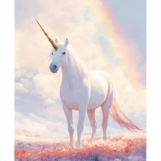 Enhjørningens stille sang - No Frame, With White Border