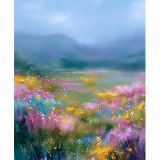 Sommerens sus i luften - No Frame, With White Border