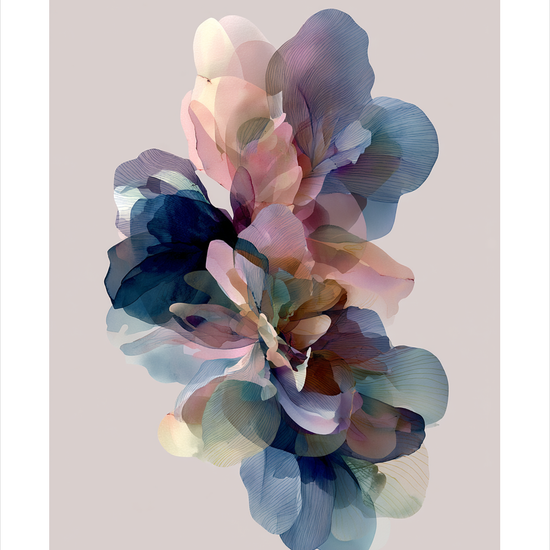 Hvisken af silke og regn - No Frame, With White Border