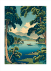 Stillevandets hvisken - No Frame, With White Border