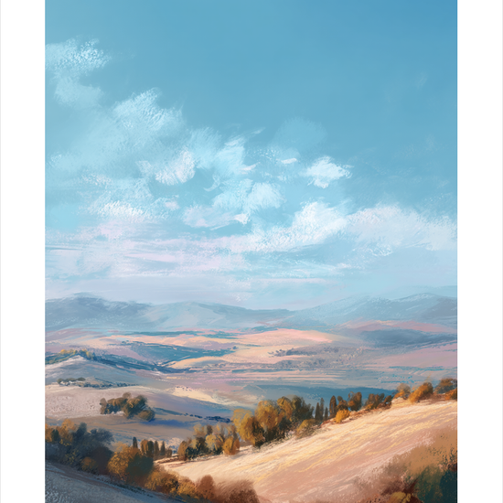 Himlens salte åndedrag - No Frame, With White Border