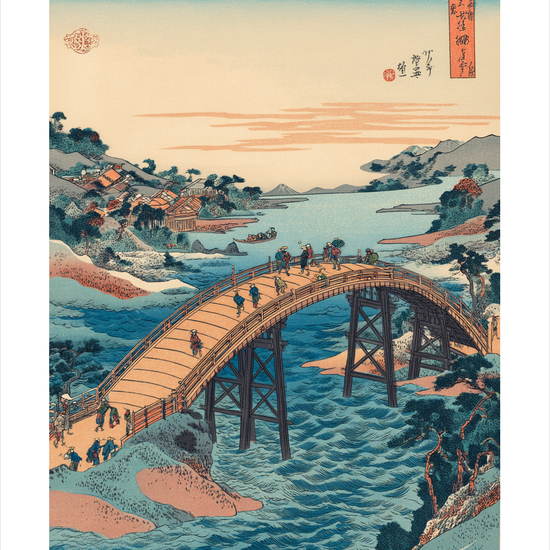 Broens hvisken over bølgerne - No Frame, With White Border