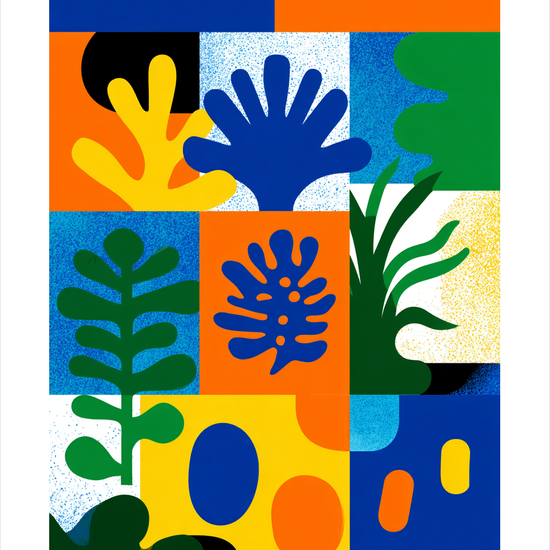 Farvernes stille sus - No Frame, With White Border