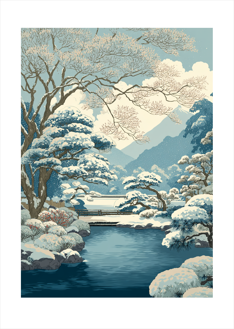 Stilhedens kolde hvisken - No Frame, With White Border