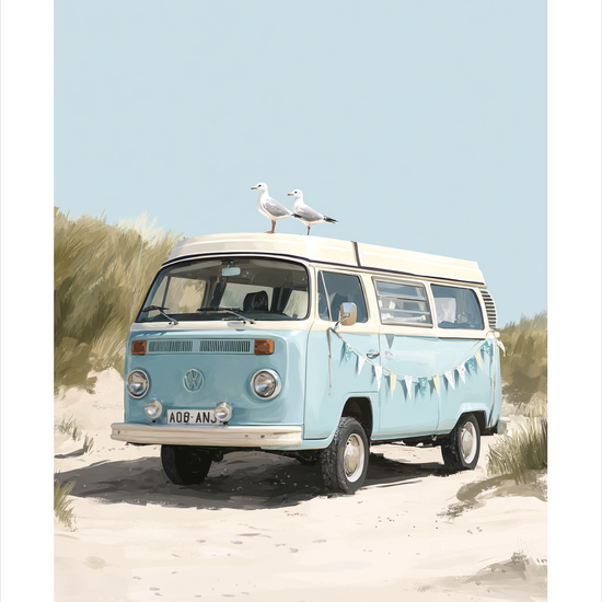 Mågernes sang over lakken - No Frame, With White Border