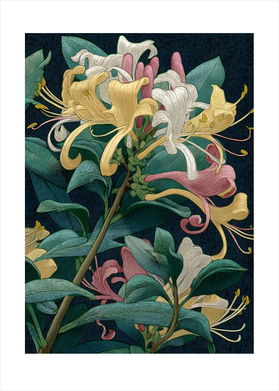 Honningduftens bløde hvisken - No Frame, With White Border