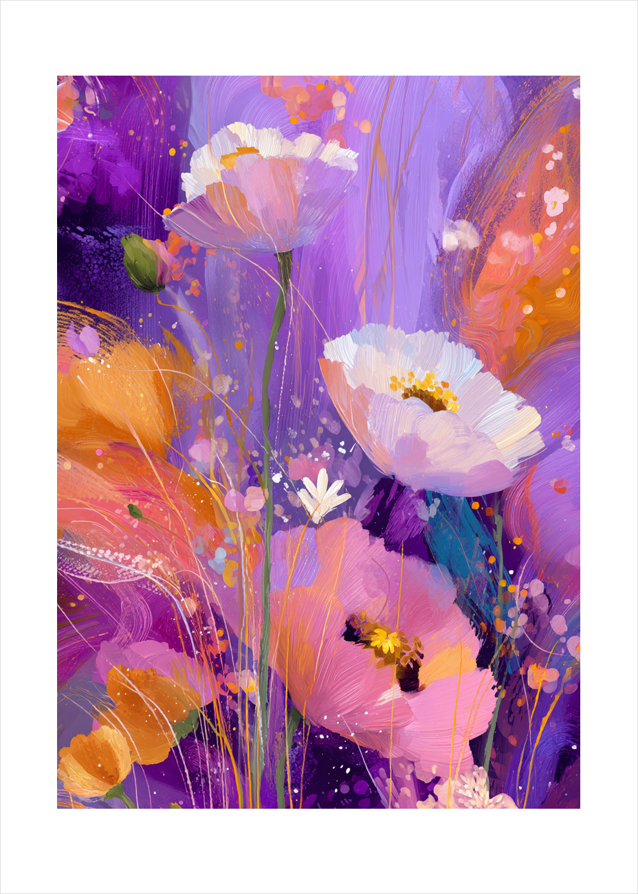 Takt af tusind farver - No Frame, With White Border