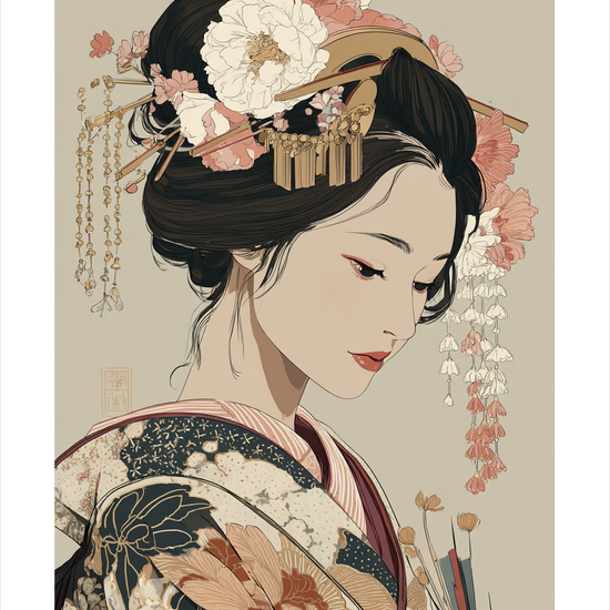 Silkens hvisken i håret - No Frame, With White Border