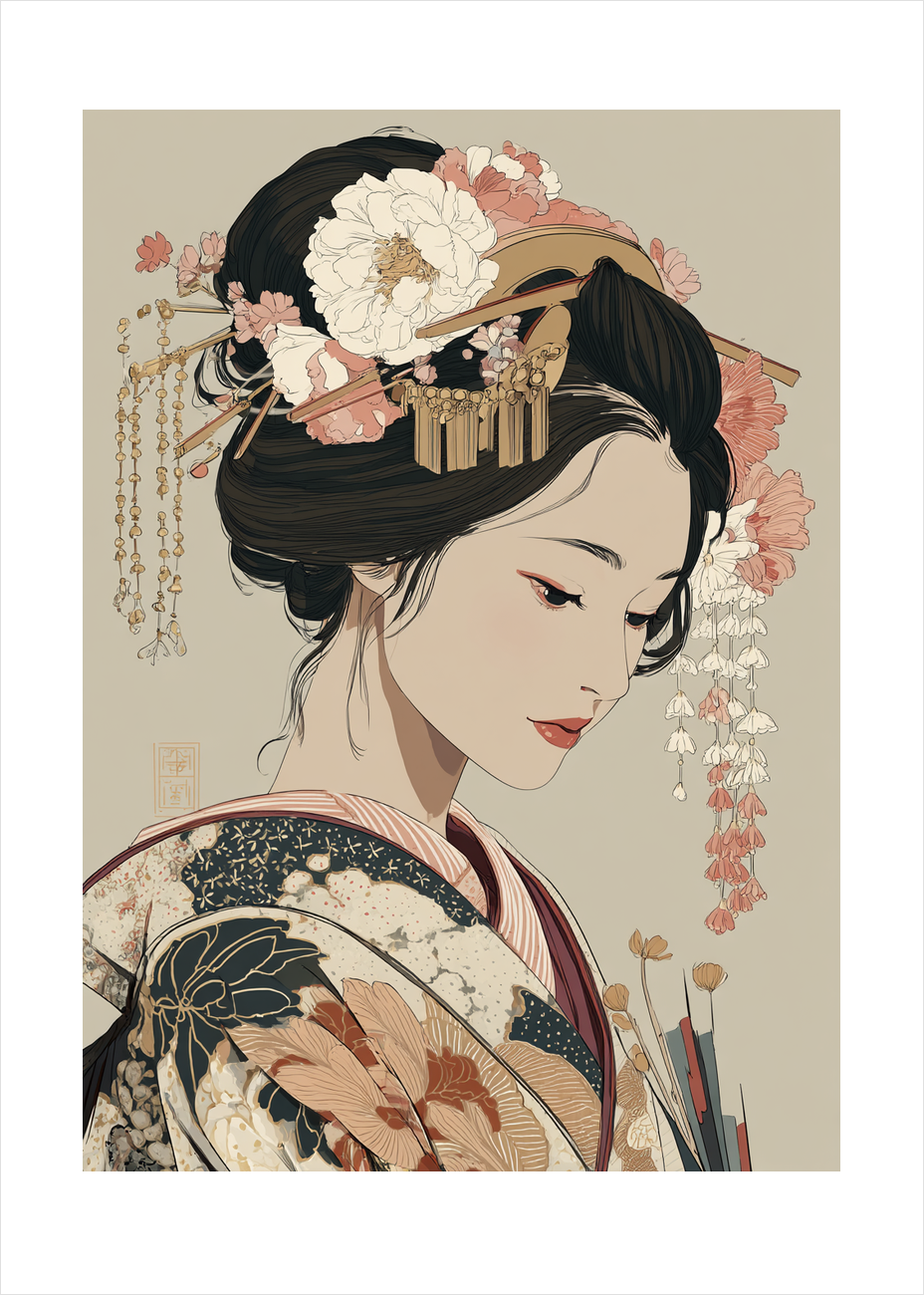 Silkens hvisken i håret - No Frame, With White Border