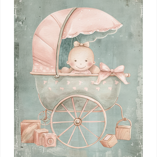 Vuggevise af silkestøv - No Frame, With White Border