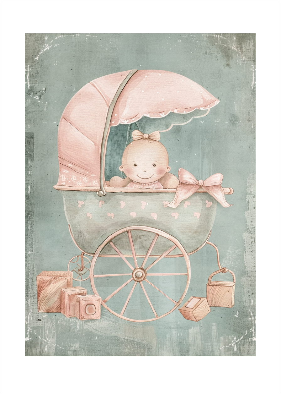 Vuggevise af silkestøv - No Frame, With White Border