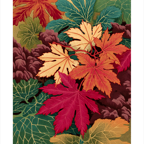 Efterårets varme knitring - No Frame, With White Border