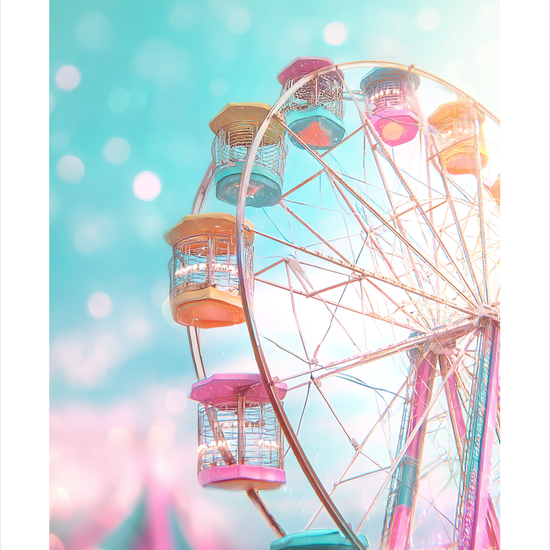 Smag af sukkerspind - No Frame, With White Border