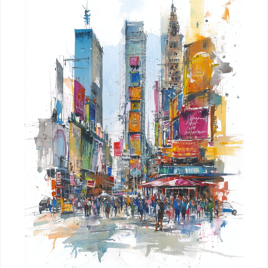 Lyd af neon og fodtrin - No Frame, With White Border