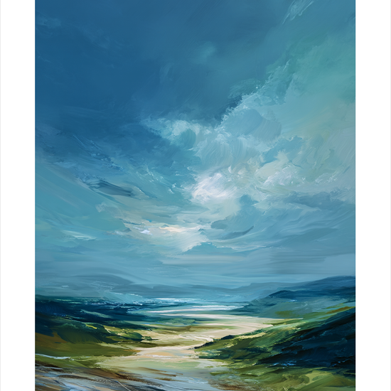 En hånd af kølig luft - No Frame, With White Border