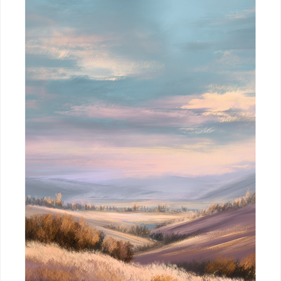 Morgenens bløde sus - No Frame, With White Border