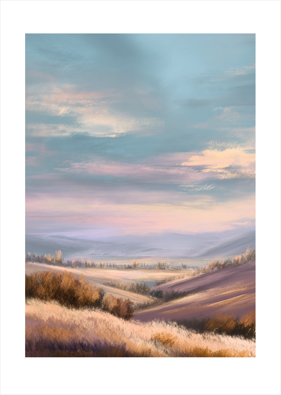 Morgenens bløde sus - No Frame, With White Border