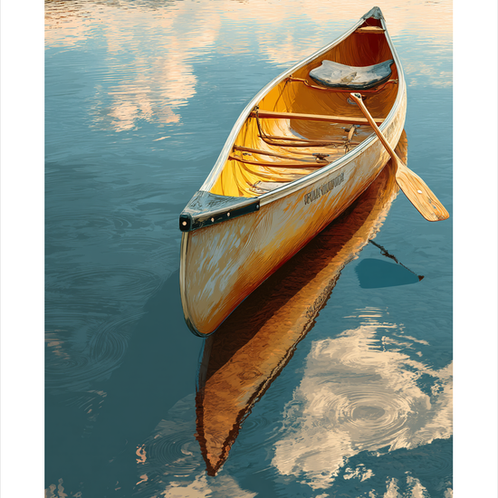 Stille klang fra pagajen - No Frame, With White Border