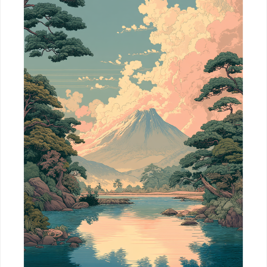 Skyernes blide hvisken - No Frame, With White Border