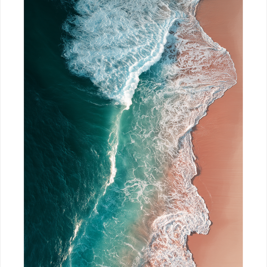 Smagen af salt og ro - No Frame, With White Border
