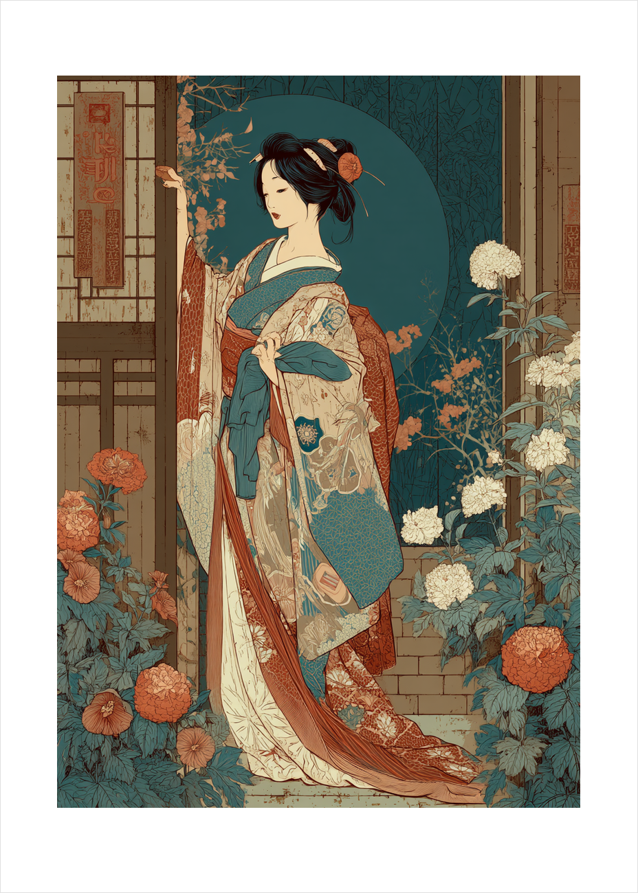 Månesus i silkeblød nat - No Frame, With White Border