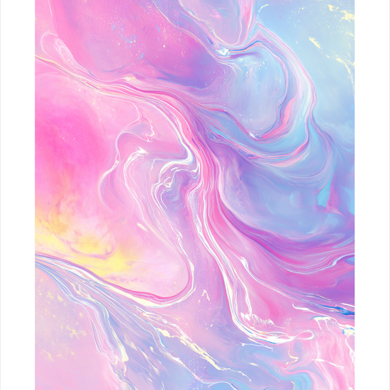 **Lyd af flydende silke** - No Frame, With White Border