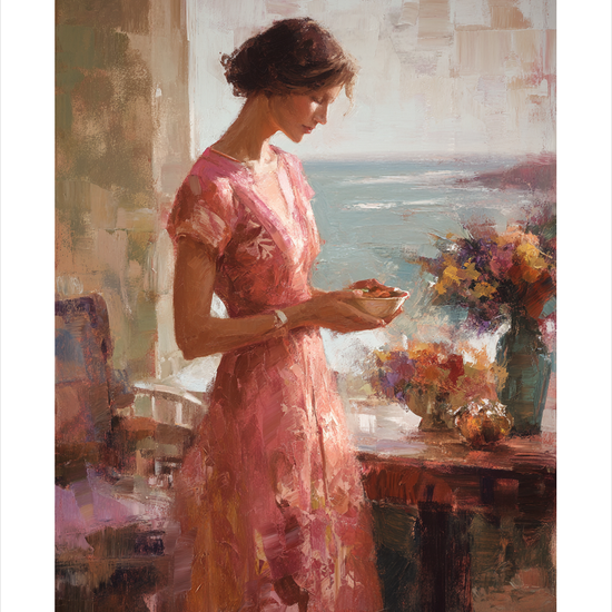 Hvisken af havets søde smag - No Frame, With White Border