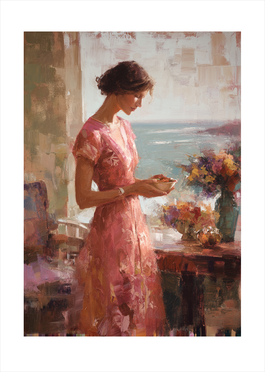 Hvisken af havets søde smag - No Frame, With White Border