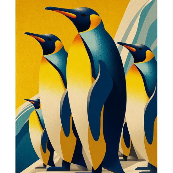 Klang af is og guld - No Frame, With White Border