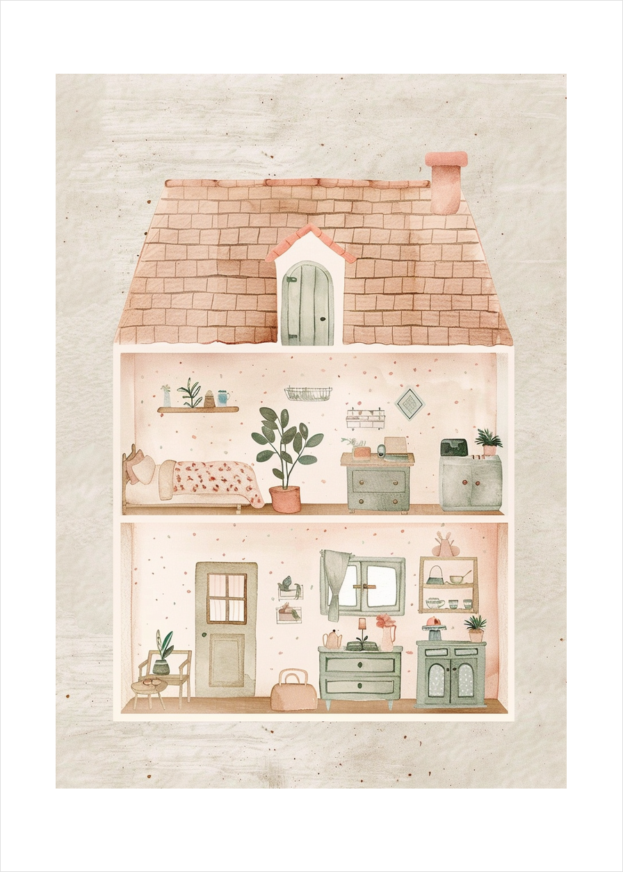 Husets duft af barndom - No Frame, With White Border