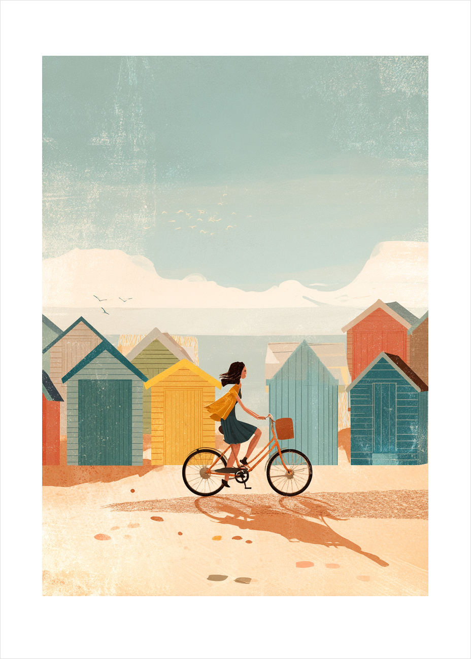 Salt på læben - No Frame, With White Border