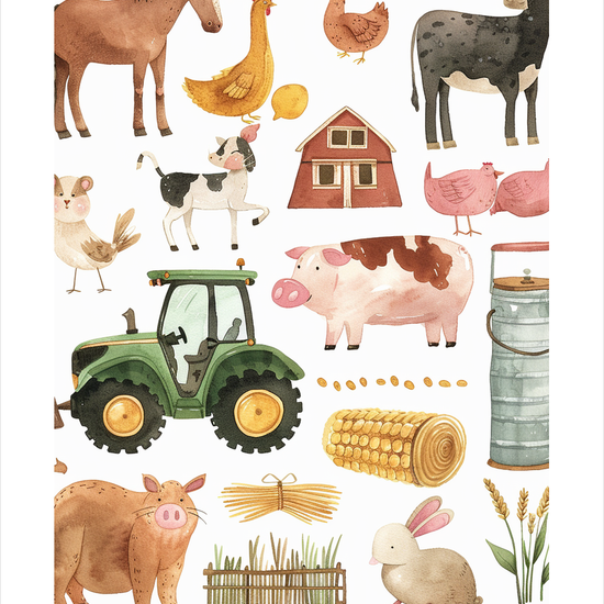 Duften af halm og regn - No Frame, With White Border