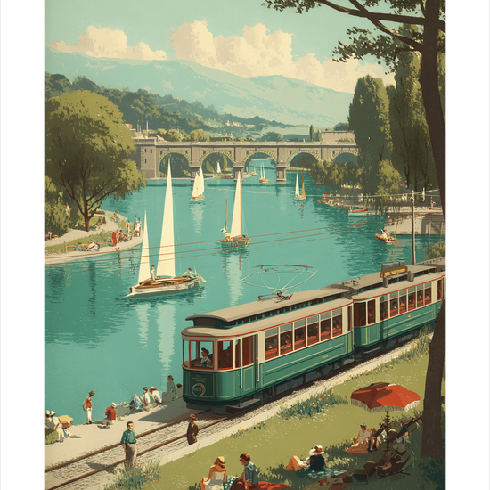 Sporvognens stille klang - No Frame, With White Border