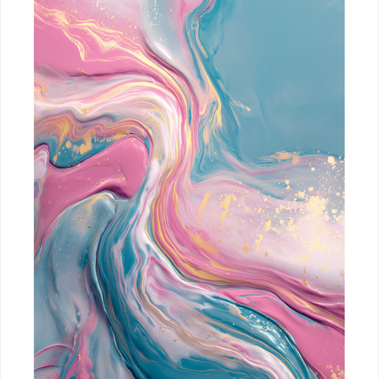 Smag af saltet regn - No Frame, With White Border