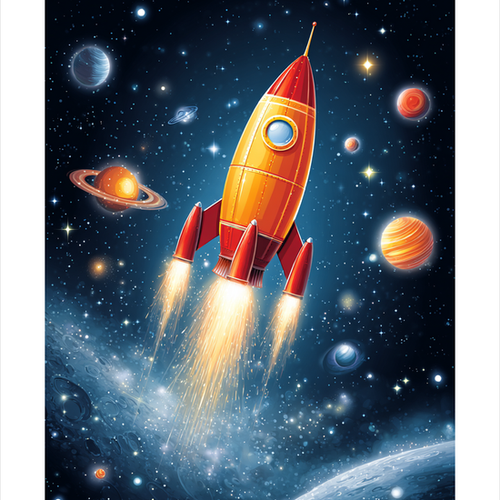 Ildstormens blide sus - No Frame, With White Border