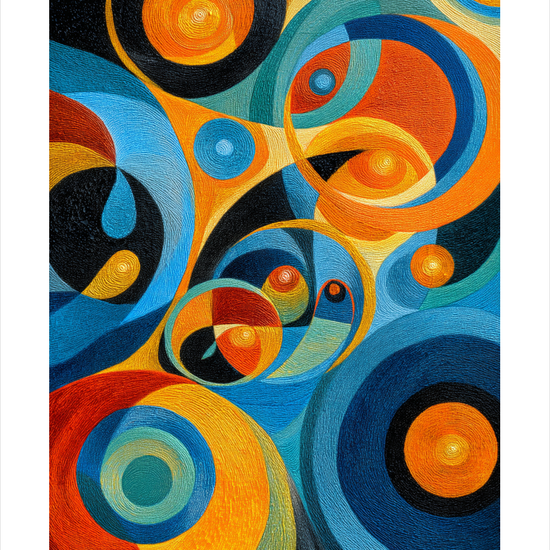 Klang af solens ringe - No Frame, With White Border