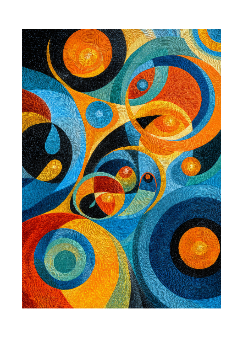 Klang af solens ringe - No Frame, With White Border