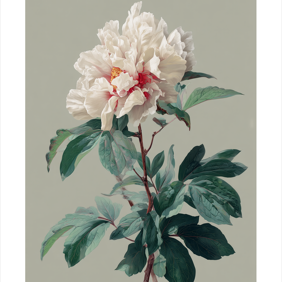 Suk fra silkeblød blomst - No Frame, With White Border