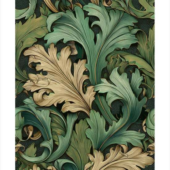 Svalende bladernes sus - No Frame, With White Border