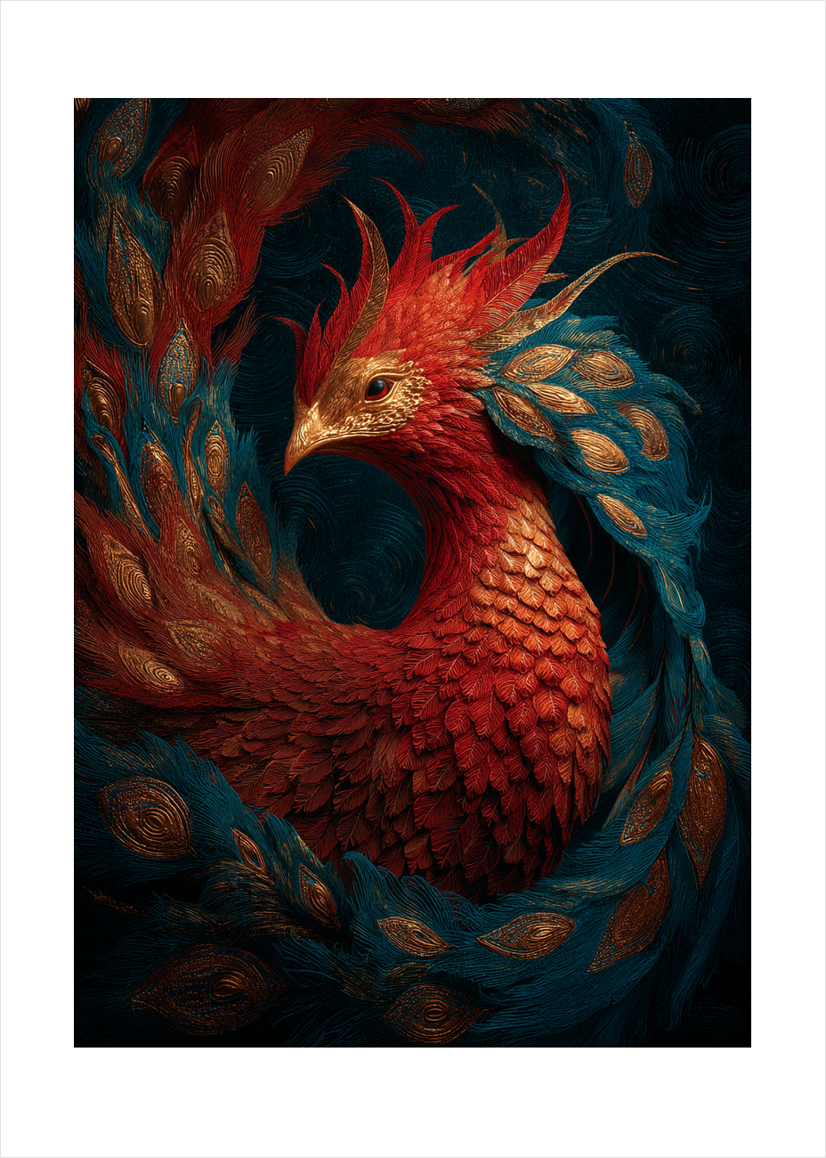 Ildens sagte sang - No Frame, With White Border