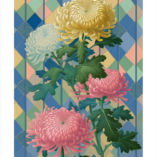 Silkeblød farveklang - No Frame, With White Border