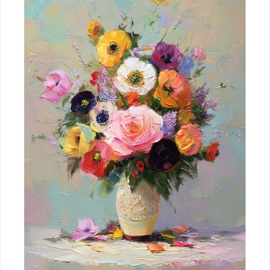 Farvernes stille klang - No Frame, With White Border