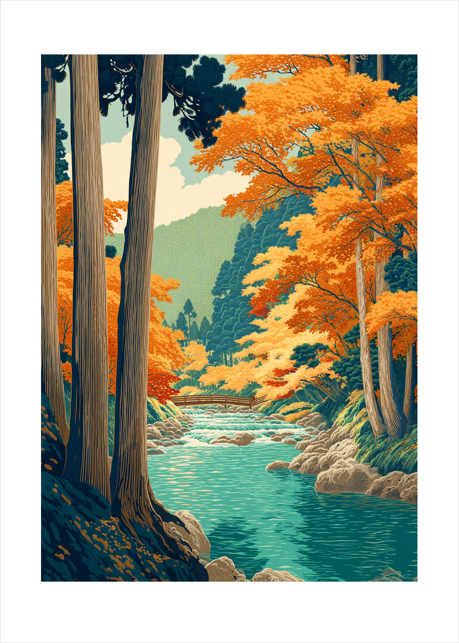 Bækens rytmiske klang - No Frame, With White Border