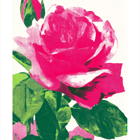 Blød neon, stille sus - No Frame, With White Border