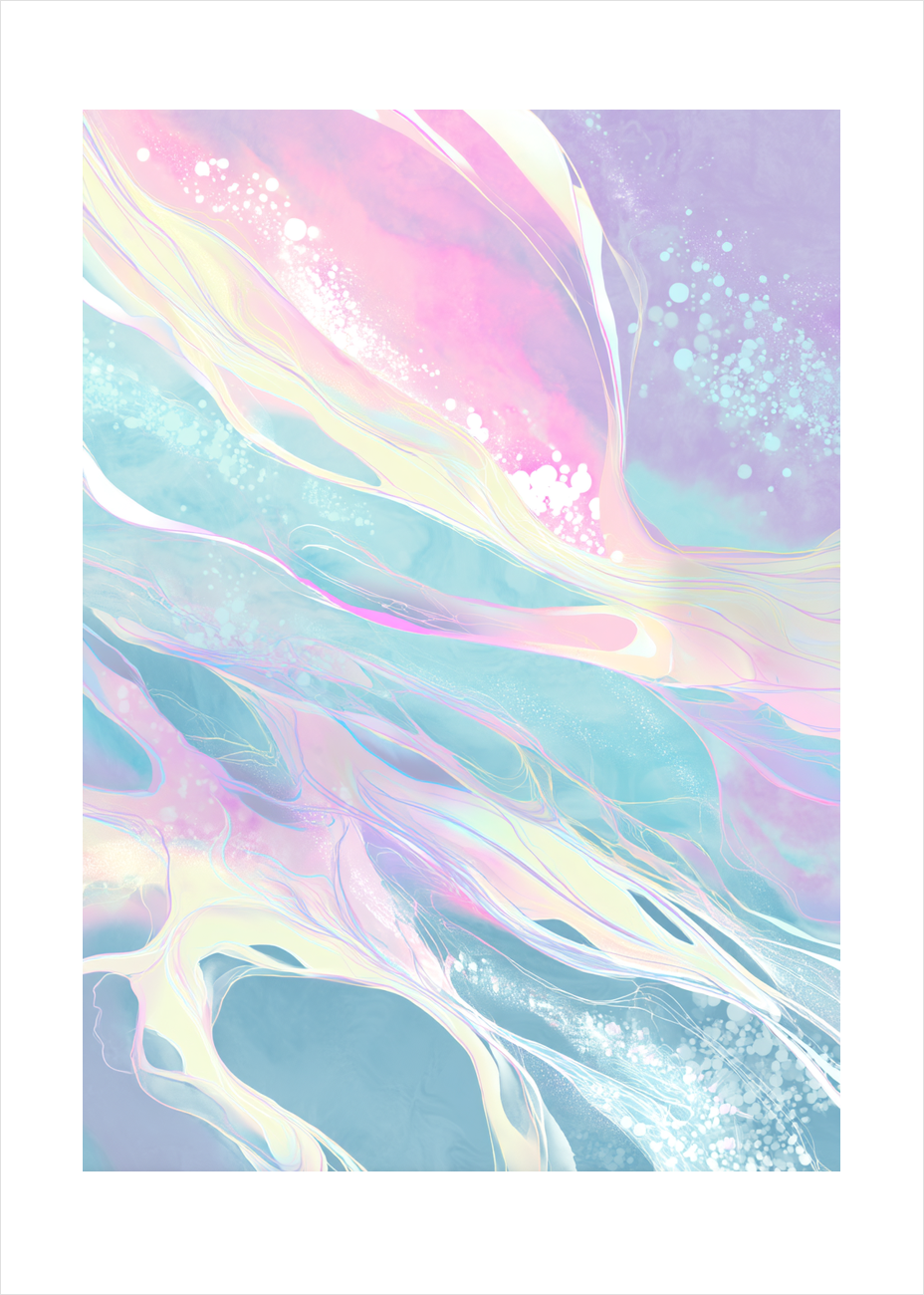 Hvisken fra sukkerskyer - No Frame, With White Border