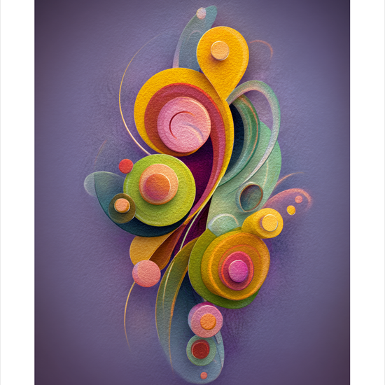 Smagen af farvet regn - No Frame, With White Border