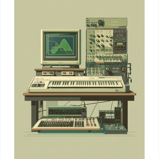 Lydens grønne kurver - No Frame, With White Border