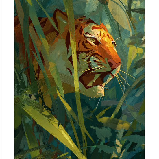 Hviskende brøl i sivene - No Frame, With White Border