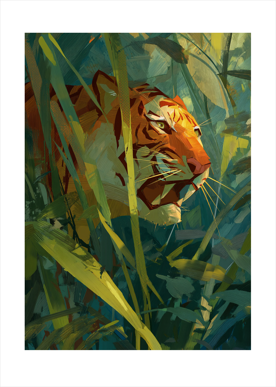 Hviskende brøl i sivene - No Frame, With White Border